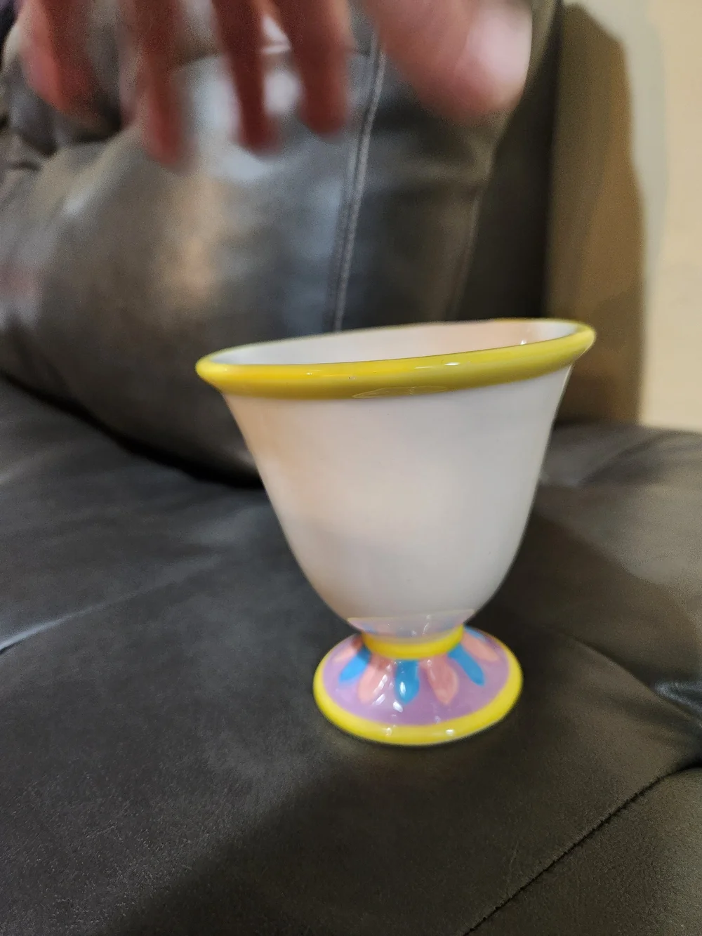 Disney Mrs. Potts Teacup Mug - White and Yellow with Pastel Base